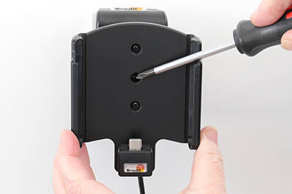 Uchwyt do Samsung Galaxy S22+ z wbudowanym kablem USB oraz ładowarką samochodową