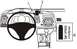 ProClip do Honda Civic Hybrid 06-11