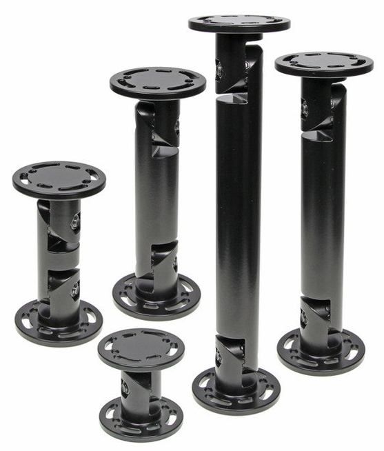 Okrągła podstawa montażowa o długości 214 mm i średnicy 64 mm