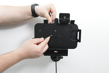 Uchwyt aktywny o wzmocnionej konstrukcji do Zebra ET45 8.0 z blokadą kluczykową.