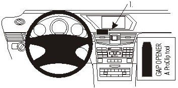 ProClip do Mercedes Benz E Klasa (200-430) Stationwagon 14-16