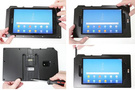 Brodit ochronna obudowa z adapterem Molex do profesjonalnego montażu do Samsung Galaxy Tab A 8.0 (2019 SM-T290/SM-T295) z systemem adaptacyjnym Active MultiMoveClip