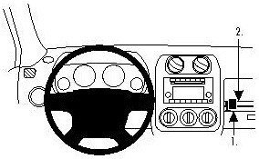 ProClip do Jeep Patriot 09-17