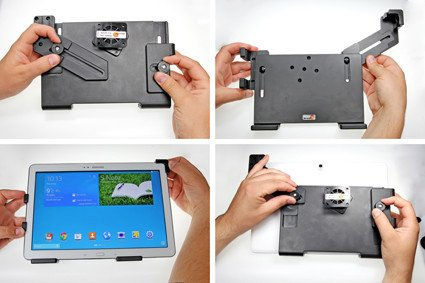 Uchwyt regulowany pasywny do tabletów gołych jak i w futerale o wymiarach: 226-309 mm (szer.), 151-226 mm (wysokość)