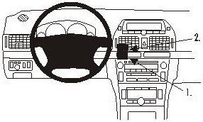 ProClip do Toyota Avensis 03-08