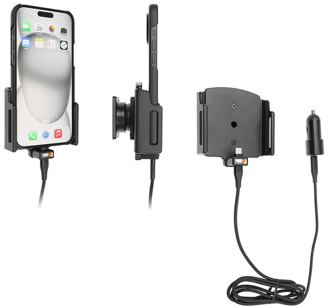 Uchwyt Apple CarPlay z kablem USB-C do iPhone