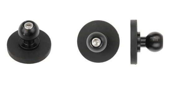 Magnetyczna podstawa BRODIT do montażu urządzeń na wózku widłowym lub stalowym słupie.