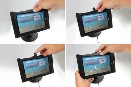 Brodit ochronna obudowa aktywna w wersji z kablem USB i ładowarką samochodową do LG G Pad F 8.0 z systemem adaptacyjnym Active MultiMoveClip