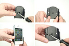 Uchwyt uniwersalny pasywny do smartfonów do telefonu bez futerału oraz w futerale lub etui o wymiarach: 49-63 mm (szer.), 6-10 mm (grubość)