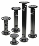 Okrągła podstawa montażowa o długości 214 mm i średnicy 64 mm