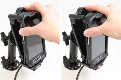 Uchwyt do M3 Mobile SM10/SM15 w wzmocionej obudowie z ładowarką samochodową.