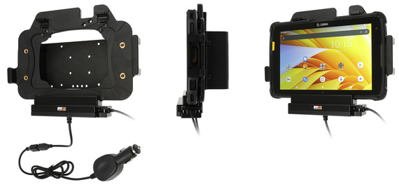 Brodit uchwyt aktywny do Zebra ET45 8.0 z wtykiem do gniazda zapalniczki