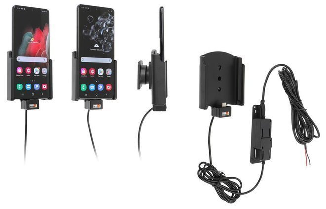 Uchwyt aktywny do instalacji na stałe do Samsung Galaxy S21 Ultra