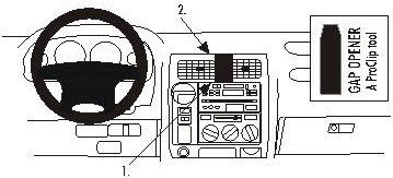 ProClip do Toyota LandCruiser 90 97-02
