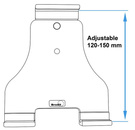 Uchwyt aktywny do tabletów Android w futerale o wymiarach: 120-150 mm (szer.), do 25 mm (grubość)