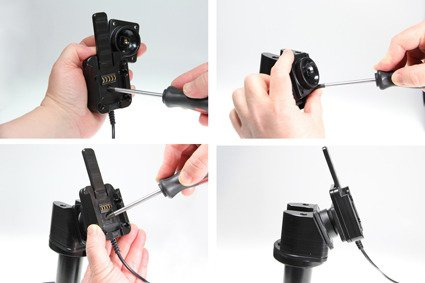 Brodit ochronna obudowa aktywna w wersji z kablem USB i ładowarką samochodową do LG G Pad X 8.3 z systemem adaptacyjnym Active MultiMoveClip