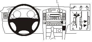 ProClip do Toyota LandCruiser 120 03-09