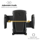 Scosche StuckUp™ uchwyt uniwersalny samochodowy 4 w 1 do montażu na szybie / desce auta / w biurze