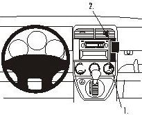 ProClip do Honda Element 03-12