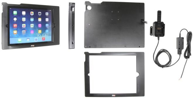Brodit ochronna obudowa z adapterem Molex do profesjonalnego montażu do Apple iPad 9.7 5 Generacji z systemem adaptacyjnym Active MultiMoveClip