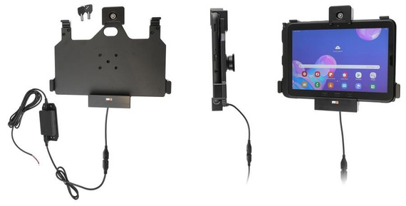 Uchwyt aktywny do instalacji na stałe z blokadą na kluczyk do Samsung Galaxy Tab Active Pro T540/T545/T547/T547U w oryginalnym futerale
