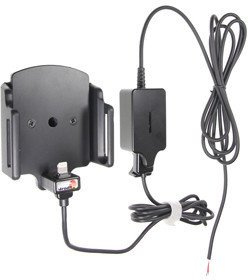 Uchwyt aktywny do instalacji na stałe do Apple iPhone 12 Mini w futerale lub bez o wymiarach: 62-77 mm (szer.), 6-10 mm (grubość).