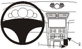 ProClip do Porsche 911 (Typ 991) & Boxster (Typ 981) & Cayman (Typ 981) 12-18