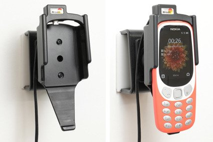 Uchwyt do Nokia 3310 4G, 3G (2018) z wbudowaną ładowarką samochodową
