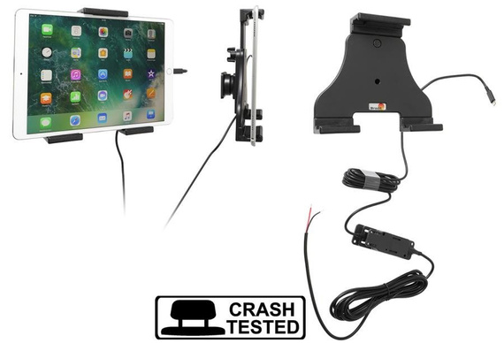 Uchwyt aktywny do tabletów Apple w futerale o wymiarach: 140-195 mm (szer.), do 25 mm (grubość)