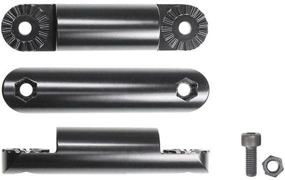 Ramię z adapterem MultiMoveClip o zwiększonej wytrzymałości montowane do płaskiej powierzchni.