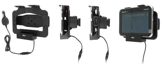 Uchwyt aktywny z ładowarką samochodową do Panasonic FZ-L1