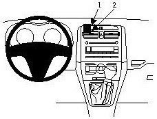 ProClip do Toyota Corolla 08-11