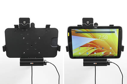 Uchwyt aktywny o wzmocnionej konstrukcji do Zebra ET40/45 z blokadą kluczykową