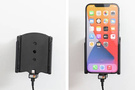 Uchwyt do Apple iPhone 12 Pro Max z wbudowanym kablem USB oraz ładowarką samochodową