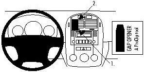 ProClip do Kia Spectra 5 07-09