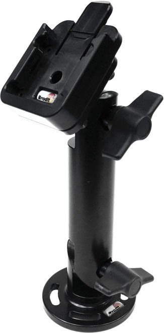 Ramię z adapterem MultiMoveClip o zwiększonej wytrzymałości montowane do płaskiej powierzchni.