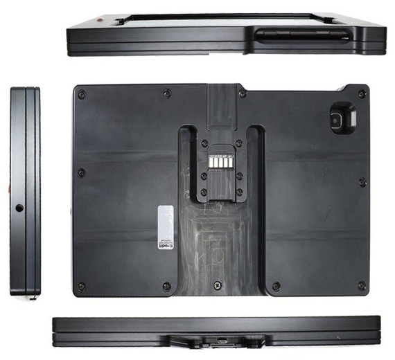 Brodit ochronna obudowa aktywna w wersji z kablem USB i ładowarką samochodową do LG G Pad F2 8.0 z systemem adaptacyjnym Active MultiMoveClip 