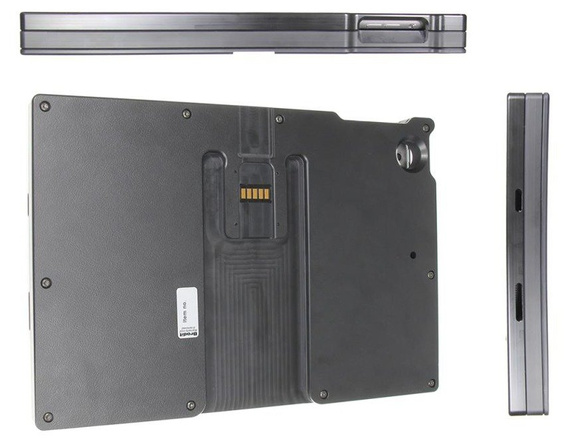 Brodit ochronna obudowa aktywna w wersji z kablem USB i ładowarką samochodową do Apple iPad 9.7 6 Generacji z systemem adaptacyjnym Active MultiMoveClip