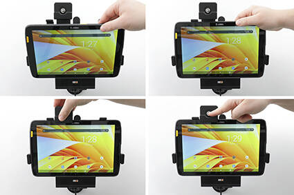 Brodit uchwyt aktywny z zamkiem na klucz do Zebra ET40 10.0