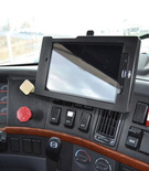 Brodit aluminiowe podwójne ramię montażowe 132 mm o dużej wytrzymałości z regulacją 360° oraz kwadratową podstawą