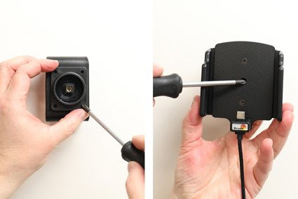 Uchwyt uniwersalny regulowany do Sony Xperia XZ3 bez futerału oraz w futerale lub etui o wymiarach: 70-83 mm (szer.), 2-10 mm (grubość) z wbudowanym kablem USB-C oraz ładowarką samochodową