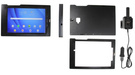 Brodit ochronna obudowa aktywna w wersji z kablem USB i ładowarką samochodową do Samsung Galaxy Tab A 10.1 (2016) SM-T580/SM-T585 z systemem adaptacyjnym Active MultiMoveClip