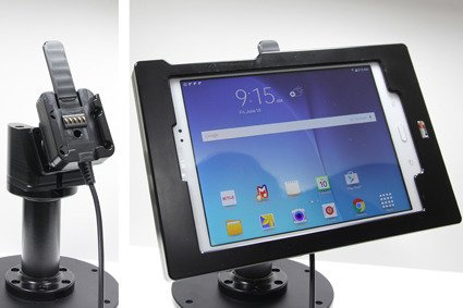 Brodit ochronna obudowa z adapterem Molex do profesjonalnego montażu do Samsung Galaxy Tab A 8.0 (2015) SM-T350 z systemem adaptacyjnym Active MultiMoveClip