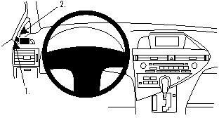 ProClip do Lexus Seria RX 10-15