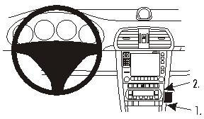 ProClip do Porsche Boxster (Type 987) 05-12