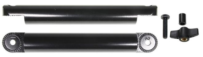 Ramię o długości 232 mm z pokrętłem motylkowym