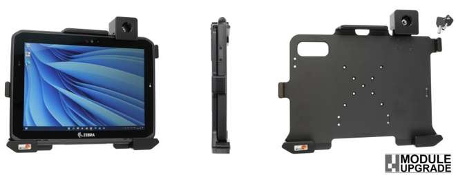 Modułowy uchwyt o wzmocnionej konstrukcji do Zebra ET80 z blokadą kluczykową