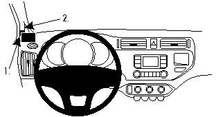 ProClip do Kia Rio 12-17