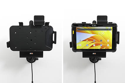 Uchwyt aktywny o wzmocnionej konstrukcji do Zebra ET45 8.0 z blokadą sprężynową.