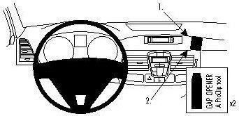 ProClip do Renault Laguna 08-15